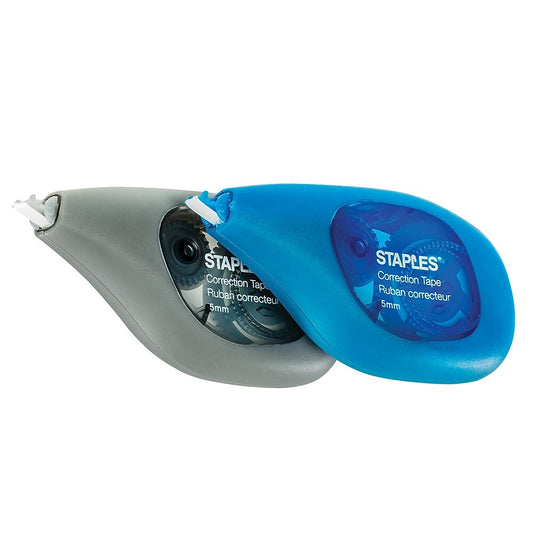 Ruban correcteur Staples Grip - Lot de 2
