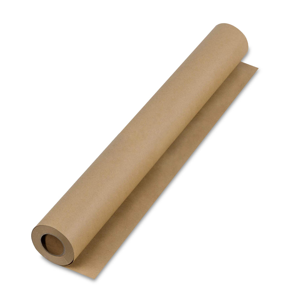 Papier d'emballage postal kraft brun Staples, épaisseur de 15 lb, rouleau de 24 po x 40 pi