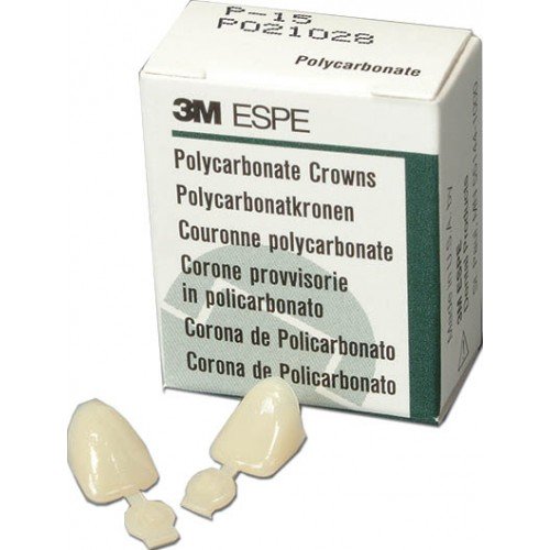 Couronnes prémolaires 3M POLY CROWNS, paquet de 5