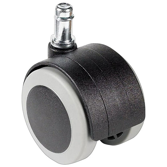Staples 2-1/2" Universal Hard-Floor Casters - Black - 5 Pack