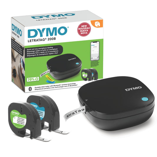DYMO LetraTag 200B Bluetooth Label Maker - Black