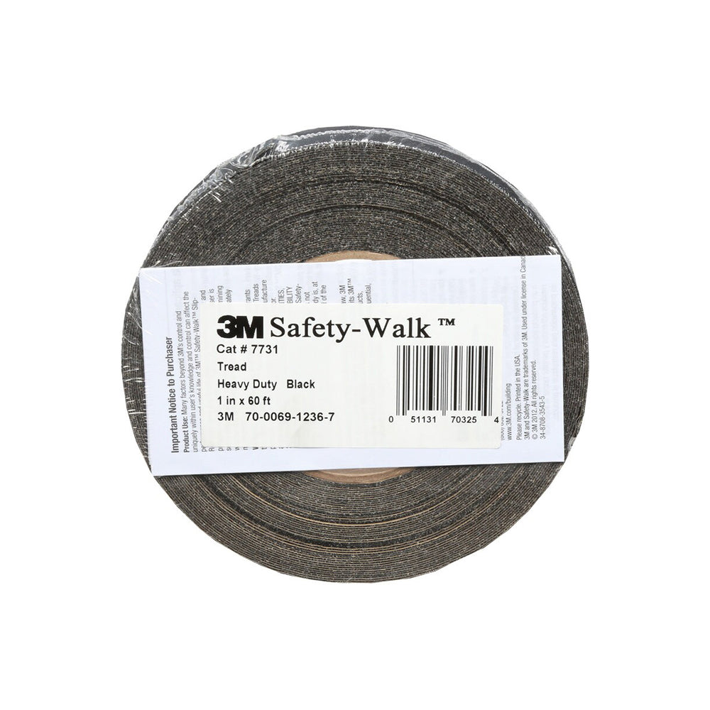 Safety-Walk Tread 7731 - Heavy Duty - Black - 1 in W x 60 ft L