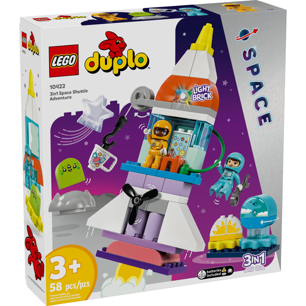 LEGO Duplo Town 3-in1 Space Shuttle Adventure