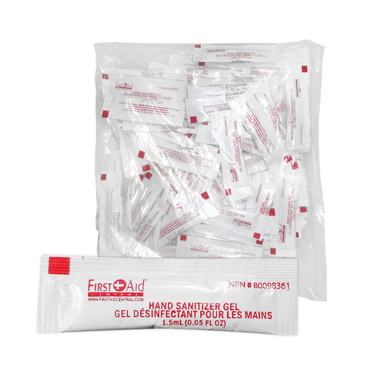 First Aid Central Hand Sanitizer - 50 Pack