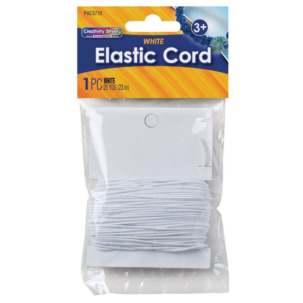 Cordon élastique blanc pour perles Creativity Street