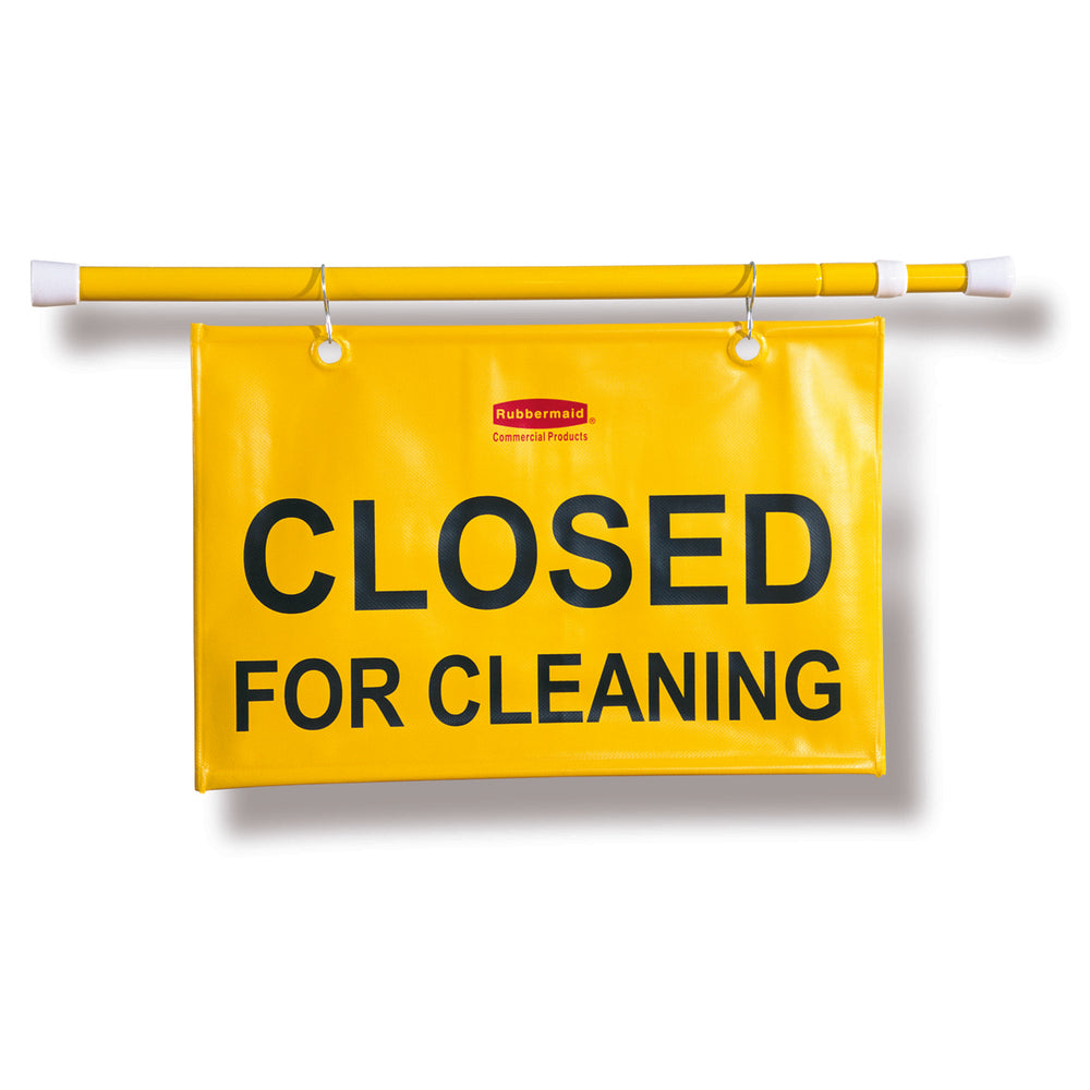 Rubbermaid Closed for Cleaning Hanging Sign