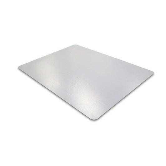 Floortex Recycled Hard Floor Chair Mat, 48" x 60", Clear