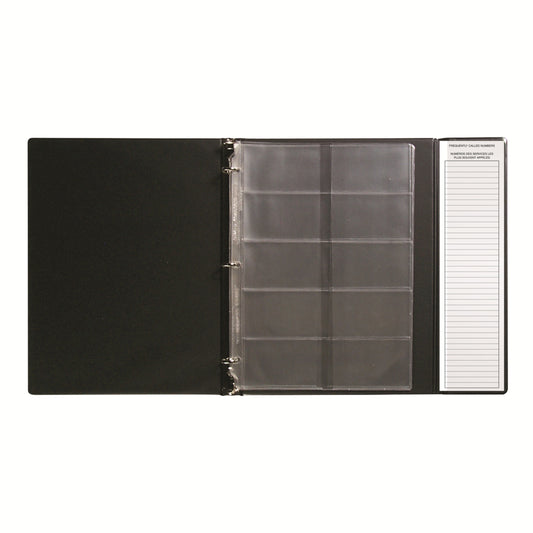 Porte-cartes de visite Blueline - Noir