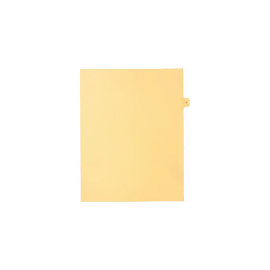 Onglets numériques Sterling Singles, n° 4, chamois, format lettre, coupe 1/15, paquet de 25