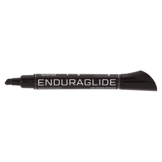 Quartet EnduraGlide Dry Erase Marker - Chisel Tip - Black