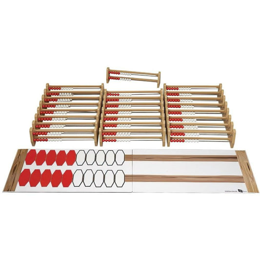 SI Manufacturing Rekenrek-NFM 2-bar Classroom Set - 27 Set