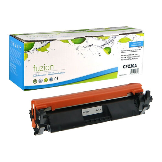 Cartouche de toner compatible Fuzion HP 30A (CF230A) – Rendement standard – Noir