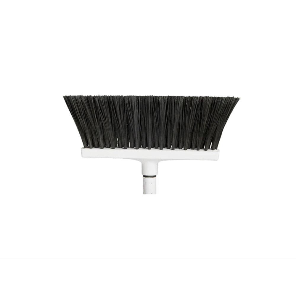 Balai magnétique Marino Flat Block avec manche en métal - Noir/Blanc