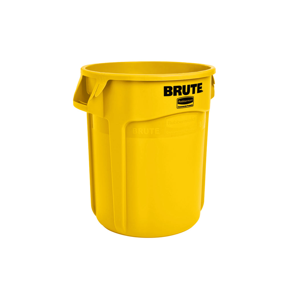 Conteneur Rubbermaid Brute sans couvercle - 76 litres - Jaune