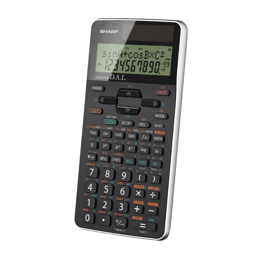 Sharp EL546XTSL 470 Functions 12-Digit Scientific Calculator - Black