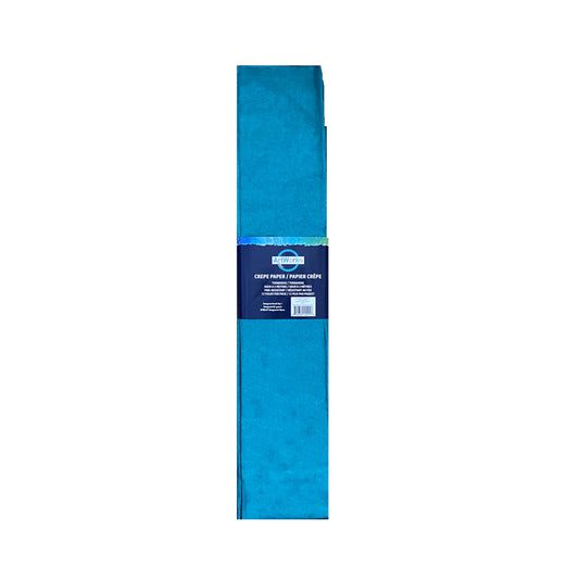 DBLG Artworks Crepe Paper - 50 cm X 2 m - Turquoise - 12 Folds/Pack