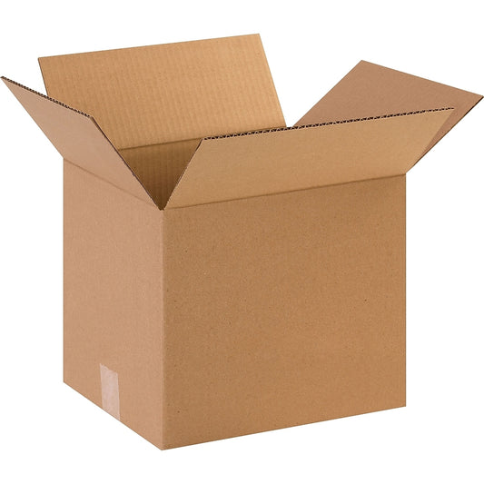 Staples Corrugated Boxes - 12" L x 10" W x 10" H - 25 Pack