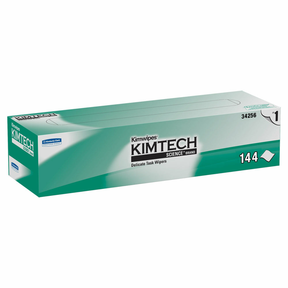 Lingettes nettoyantes pour tâches délicates Kimtech Science Kimwipes - Boîte pop-up - Blanc - Paquet de 15