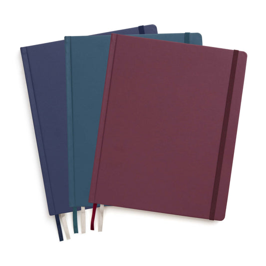 TRU RED Large Hard Cover Ruled Journal - Assorted Colours