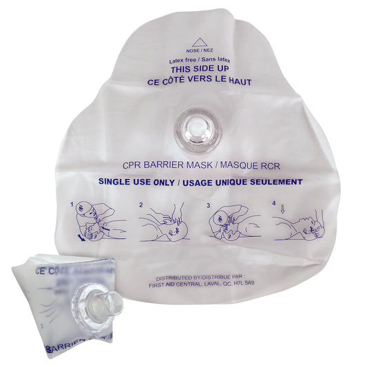 First Aid Central CPR Mask With Filter