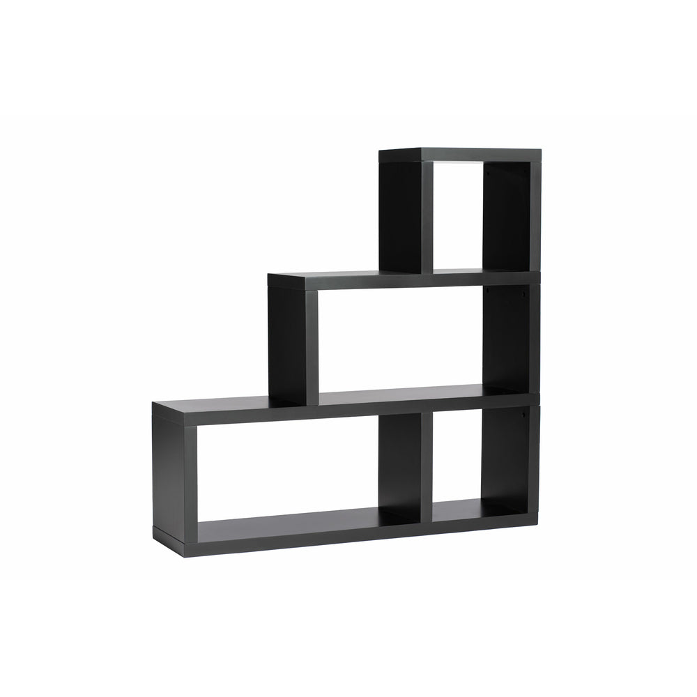 Gry Mattr Parsons 3-Tiered Bookshelf - Black