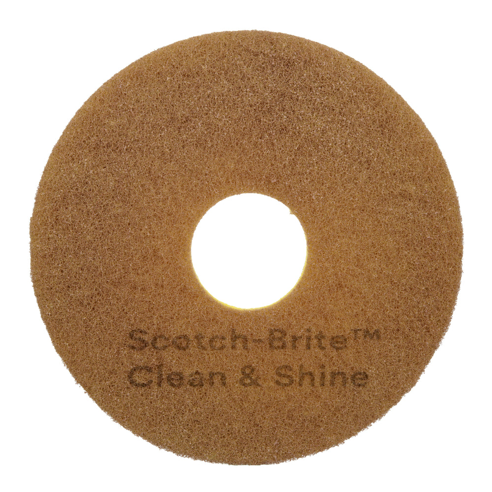 Scotch-Brite Clean & Shine Pad - 12 in Diameter - 5 Pack