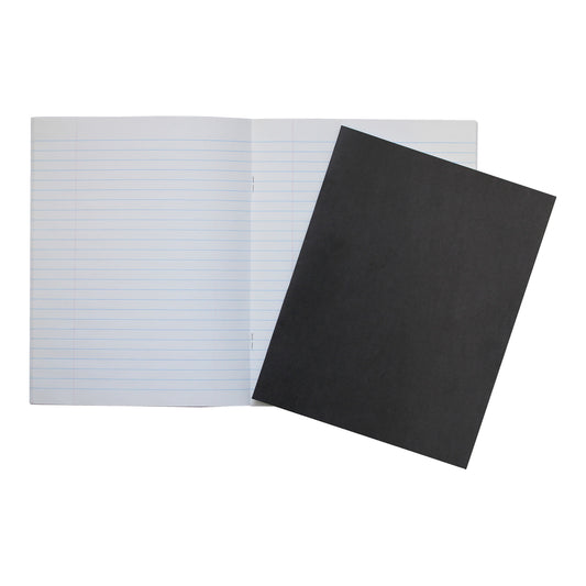 Cahiers d'exercices cousus Hilroy - 9 1/8" x 7 1/8" - Noir