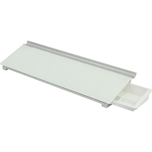 Bloc-notes effaçable à sec Quartet Glass, surface blanche, sans cadre, 45,7 x 15,2 cm (3413829987)