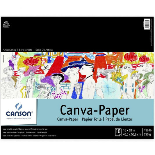 Canson Canva-Paper, 16"x20", 10/pad
