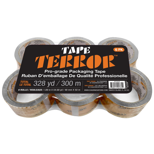 Tape Terror Packaging Tape - 6 Pack