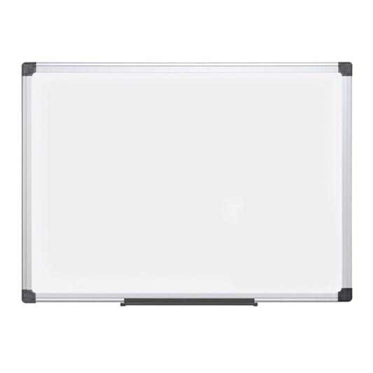 Tableau blanc magnétique effaçable à sec MasterVision Maya en acier - 24" x 36" - Cadre en aluminium