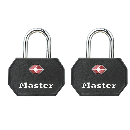 Cadenas à bagages Master Lock TSA - Lot de 2
