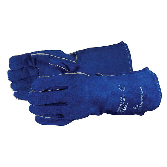 Superior Glove - Works Ltd. Glove - Welding 5 FingerBlue (505BU)