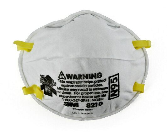 MASQUES (3M) 8210 Respirateur anti-particules N95 - Bte de 20