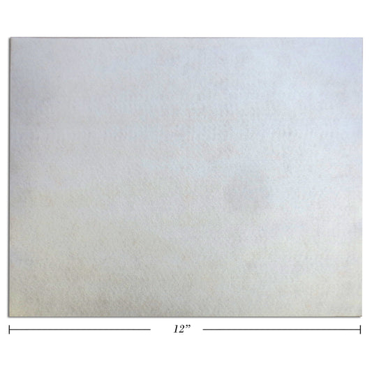 Selectum Felt Sheets - 9"W x 12"L - White - 10 Pack