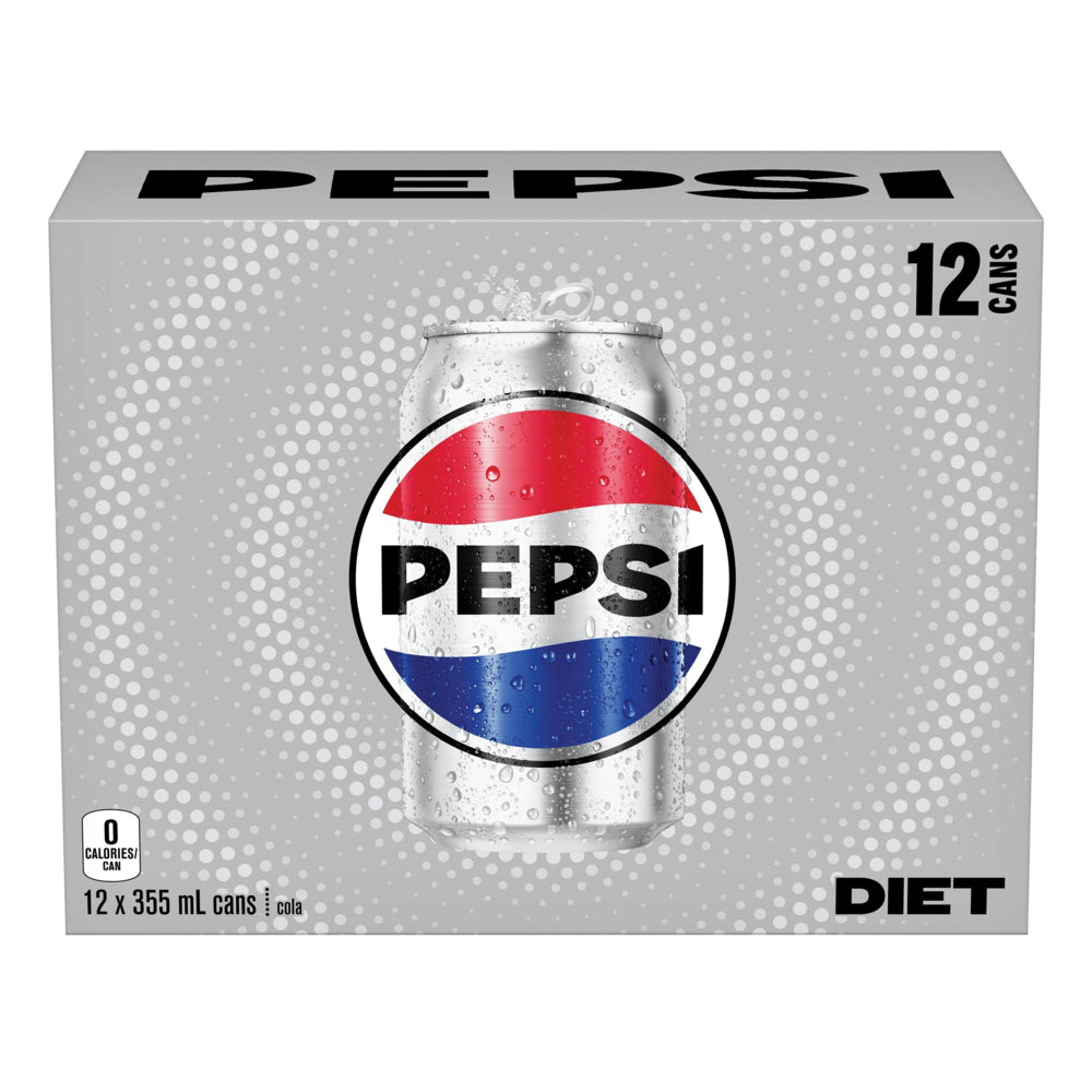 Pepsi Light - 355 ml - Paquet de 12