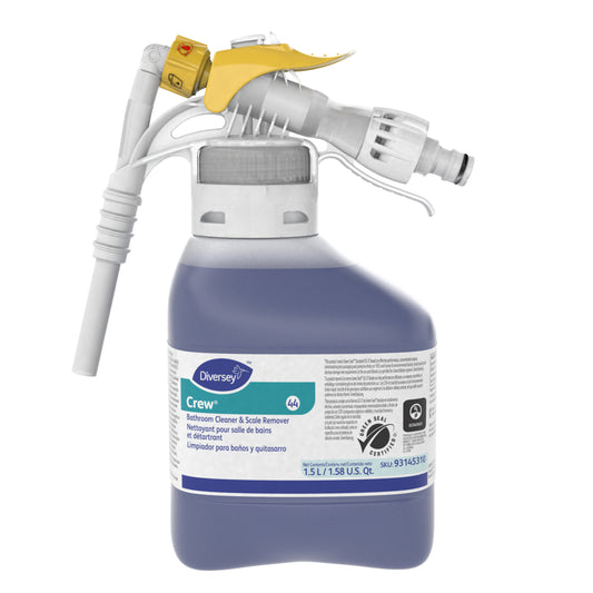 Nettoyant et détartrant pour salle de bain Diversey Crew RTD - Prêt à l'emploi - 1 1/2 L - Lot de 2