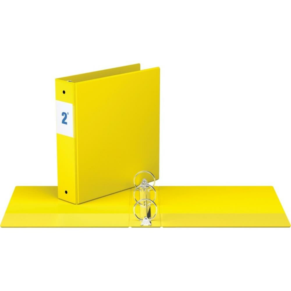 Davis Group Round Ring Binder, 2", Yellow.