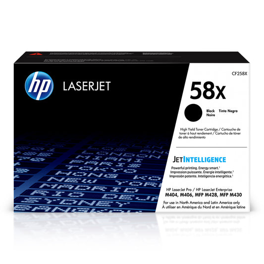 HP 58X (CF258X) High Yield Black Original LaserJet Toner Cartridge
