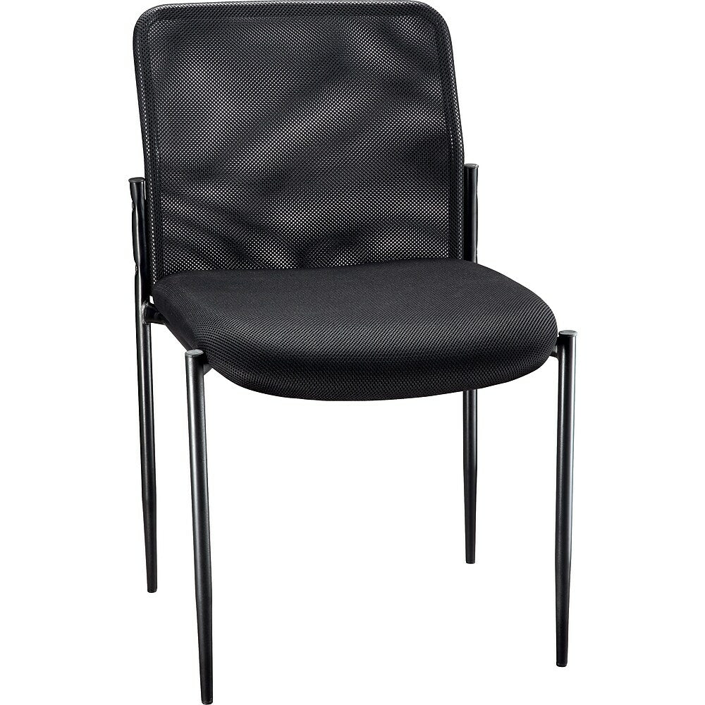 Staples Roaken Mesh Guest Chair without Arms - Black