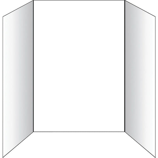 Panneau de présentation en mousse Geographics, 122 x 91 cm, blanc