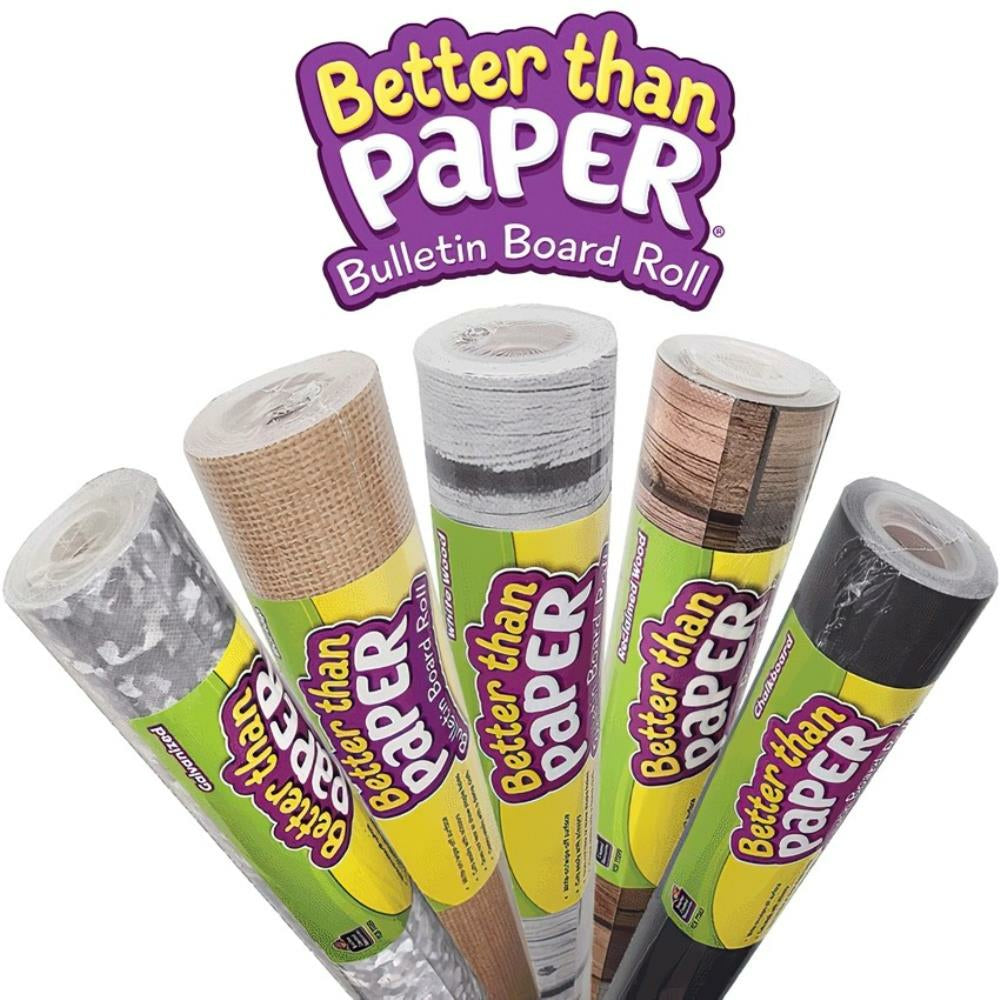 White Wood Better Than Paper Bulletin Board Roll, 4' x 12'