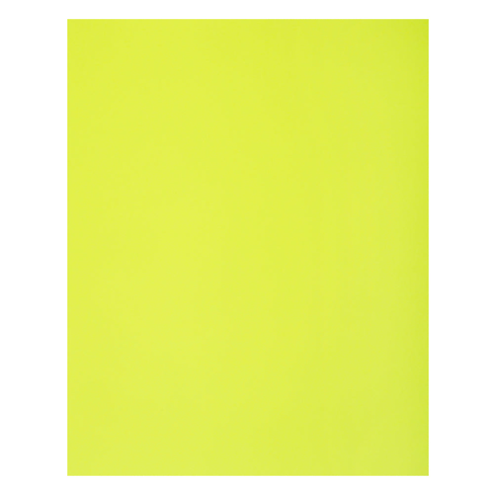 Carton Bristol North American Paper Inc. - 22" x 28" - 3 plis - Jaune fluo - Paquet de 50