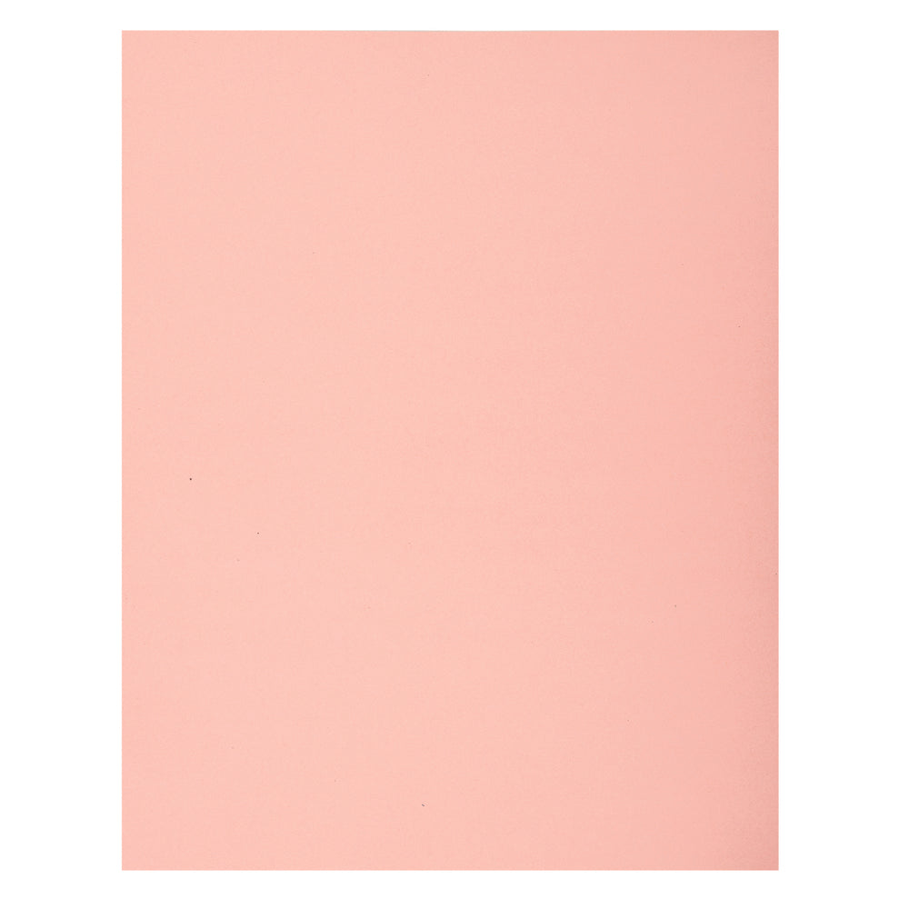 Papier Bristol North American Paper Inc. - 28 x 35 cm - Rose - Paquet de 96