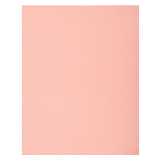 Papier Bristol North American Paper Inc. - 28 x 35 cm - Rose - Paquet de 96