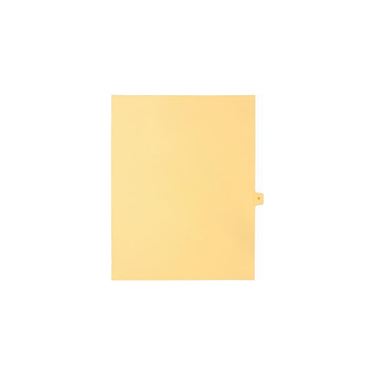 Onglets numériques Sterling Singles, n° 9, chamois, format lettre, coupe 1/15, paquet de 25
