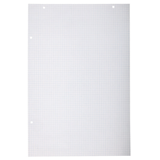 North American Paper Inc. Easel Pad - 34" x 22" - Quad Ruled - 1 cm - White - 96 Sheets