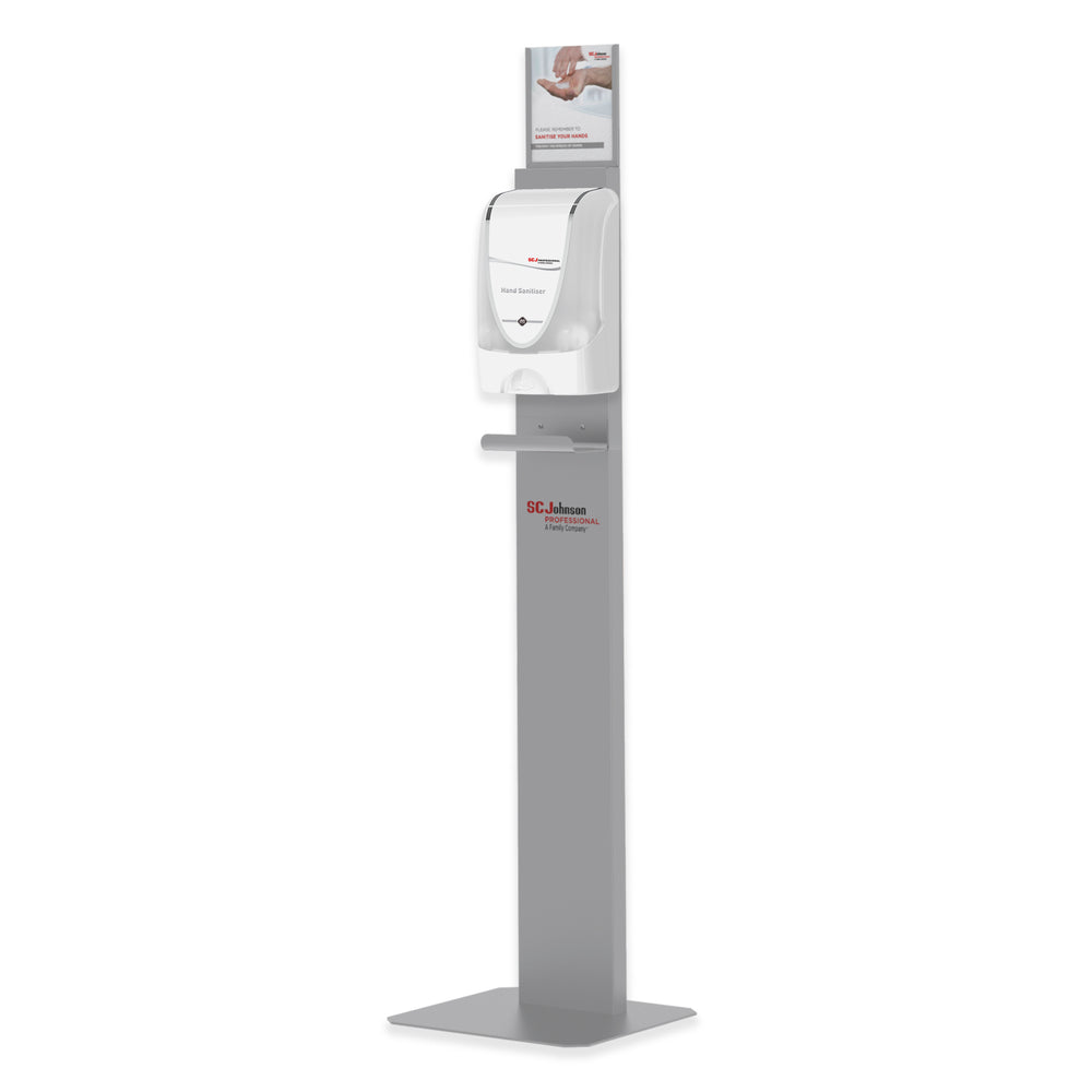SC Johnson Professional Touch-Free Dispenser Floor Stand - Silver