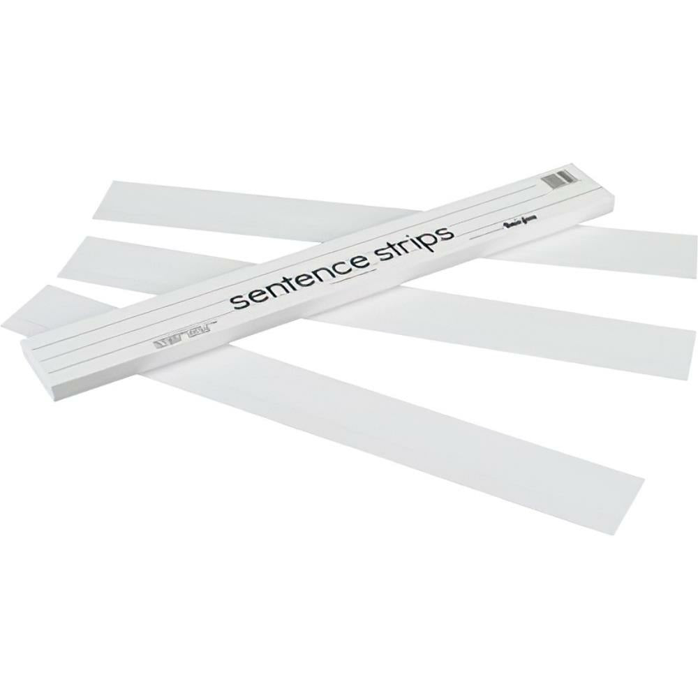 Bandes de phrases Pacon en carton blanc