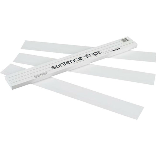 Bandes de phrases Pacon en carton blanc